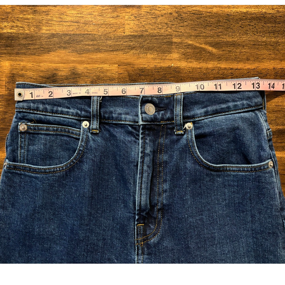 Everlane Women’s 26 x 28 Way High Jean Straight Leg Jean Organic Cotton Denim - Picture 8 of 12
